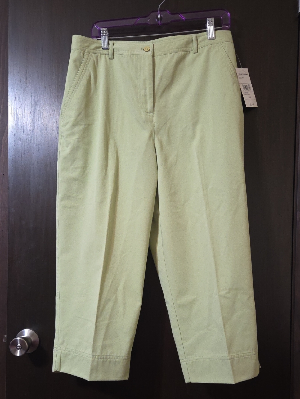 Studio Works ladies pants green size 16 NWT